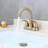 2-handle Bathroom Faucet with Drain Assembly-71221804