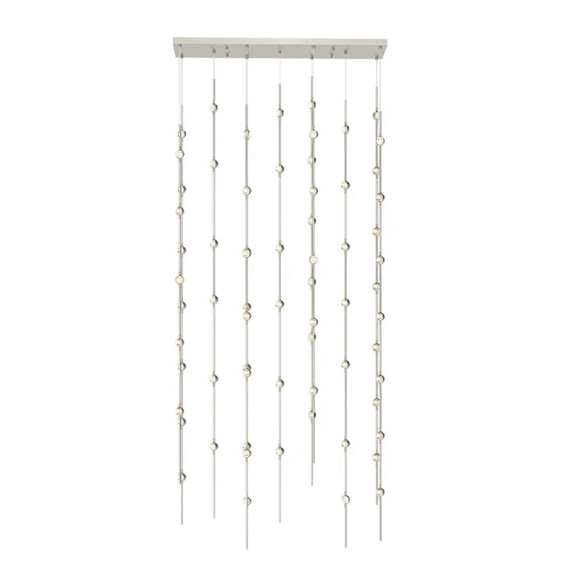 Constellation 69 - Light LED Pendant, 100 V, 3000K, Satin Brass/Clear