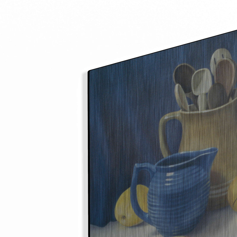 " Blue Pitcher " by Cecile Baird, 12" H x 16" W x 0.13" D