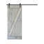 Porte de grange coulissante à panneaux en bois Z Series avec trousse de quincaillerie d'installation (DIY) 1 1-80405909-80405912