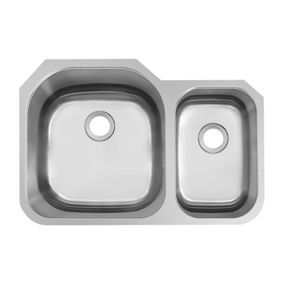 Évier de cuisine encastrable à double cuve en acier inoxydable