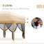 Tente avec auvent Pop Up Outsunny-124670085