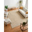Aquila Striped Area Rug in Oat Natural-994537038