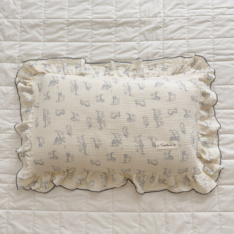 Taie d'oreiller mignonne en coton pour enfants