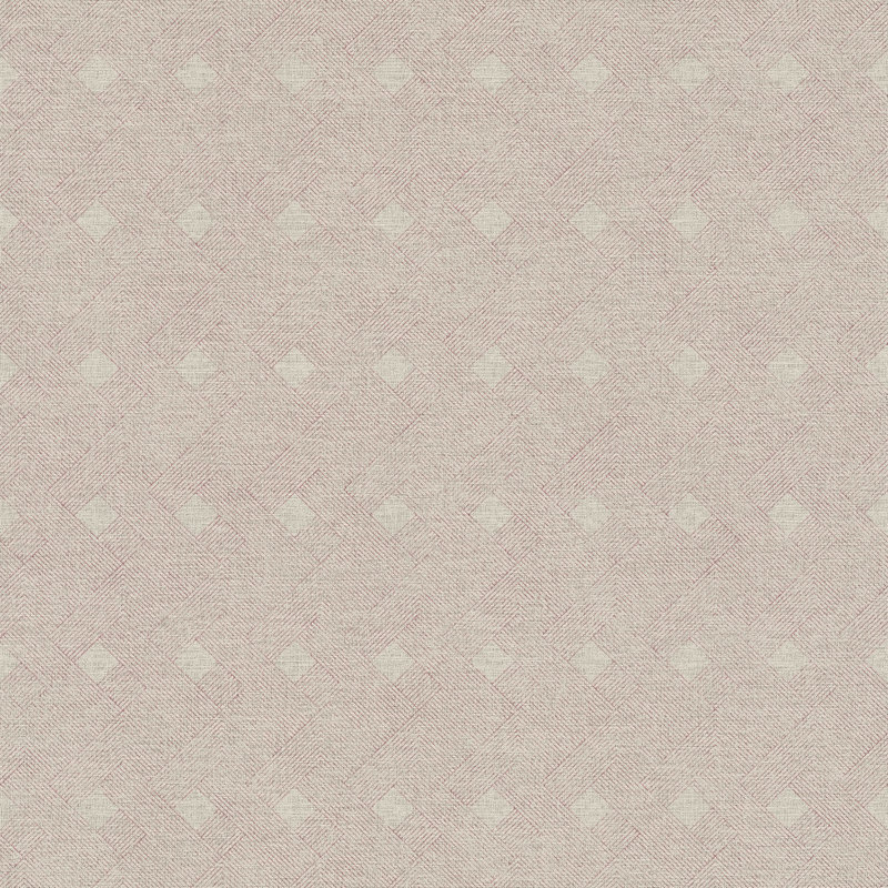 10.05m x 53cm Textured Metallic Finish Wallpaper Roll, Red/Silver