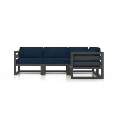 Smith 94" Outdoor Sectional with Sunbrella Cushions