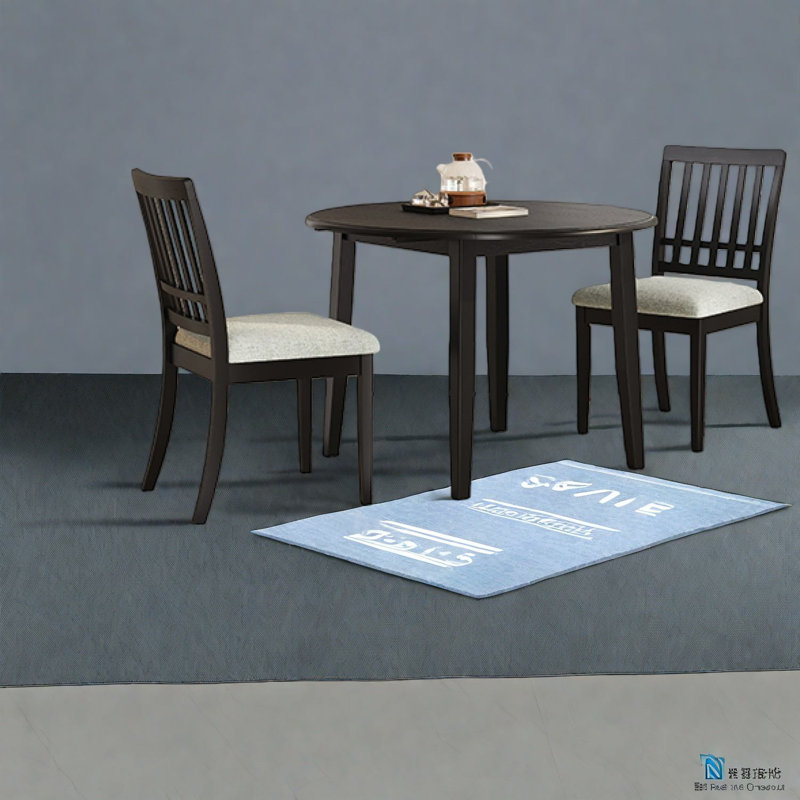 Ensembles de table de salle à manger peu encombrants en bois, conception moderne pour petite cuisine