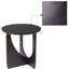 Petite table d'appoint ronde en bois massif-2073607536