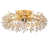 Gold with Clear Crystals selected