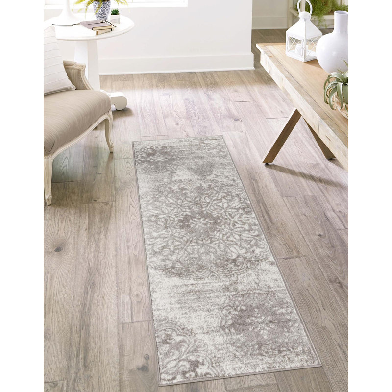 Brandt Performance Rug, Runner 2'7" x 12', Gray