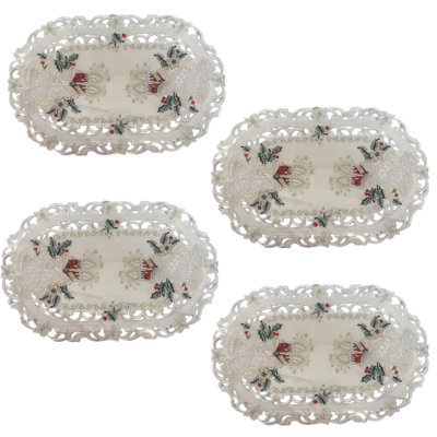 Caryville No Pattern Oval Doily