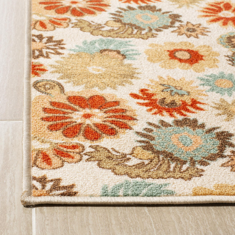 Tapis floral Metropolis, Rectangle 4 pi 7 po x 6 pi 6 po