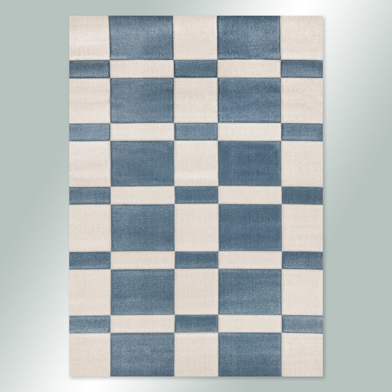 Tapis tissé à la machine Marshawna, Rectangle 5 pi 3 po x 7 pi 7 po