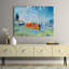 Red Boats At Argenteuil by Claude Monet - Wrapped Canvas Painting-900278278