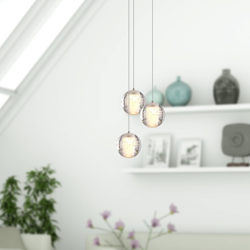 Veroniza 3 - Light LED Cluster Pendant