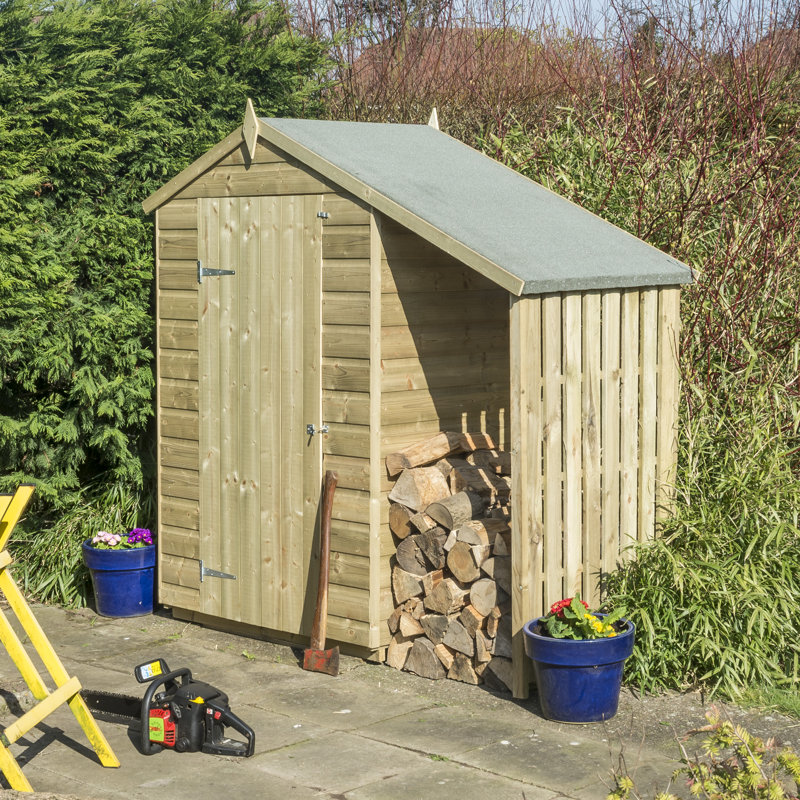 Rowlinson Oxford Shed With Lean To 4x3