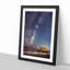 Milky Way Above Santa Cruz Beach in Abstract - Picture Frame Graphic Art Print-55740112-55740113