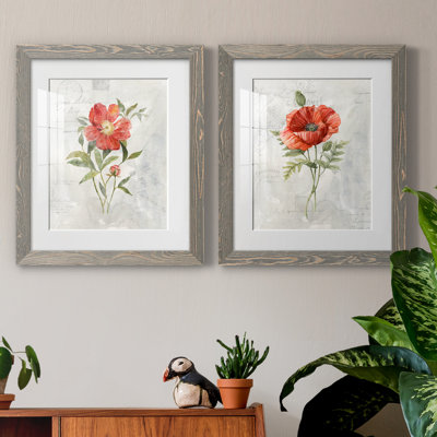 " Linen Peony " 2 - Pieces