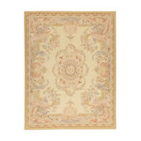 Hand-Knotted High-Quality Cream Area Rug