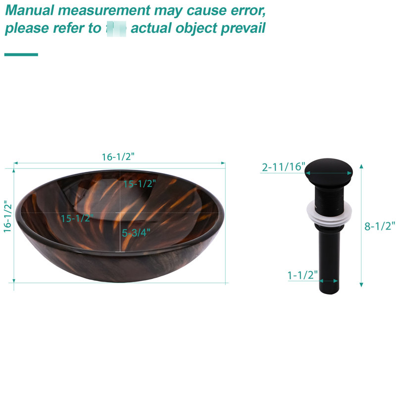 Lavabo vasque Amber - Brown