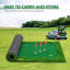 Tapis de golf 5 pieds avec gazon de haute qualité, 3 trous, 3 drapeaux et tasses-113420900
