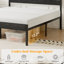 Alicia 3 Piece Steel Bedroom Set-2134215389-2134163543