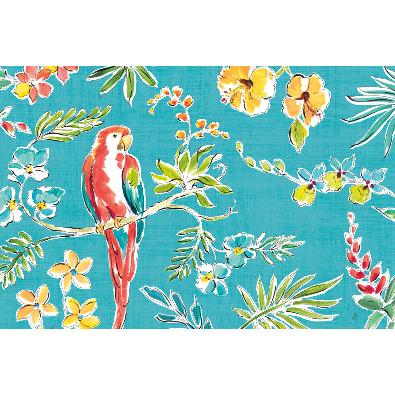 Tropical Oasis I - Wrapped Canvas Painting, 20cm H x 30cm W x 3.8cm D
