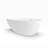 71 Inch Artificial Stone Solid Surface Freestanding Bathroom Bathtub