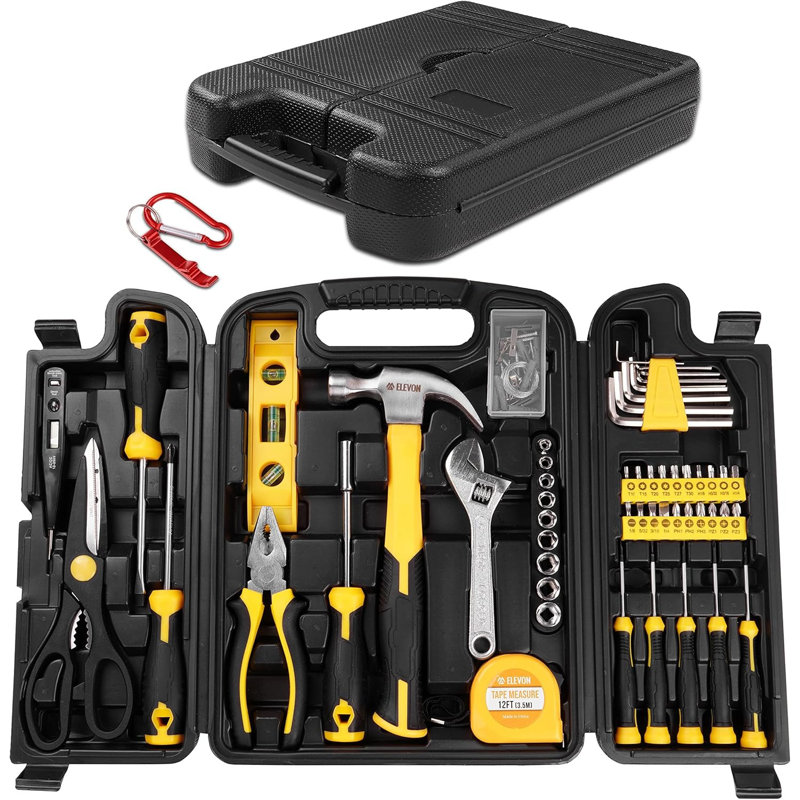 94-Piece Tool Set with Complete Tools and Storage Case