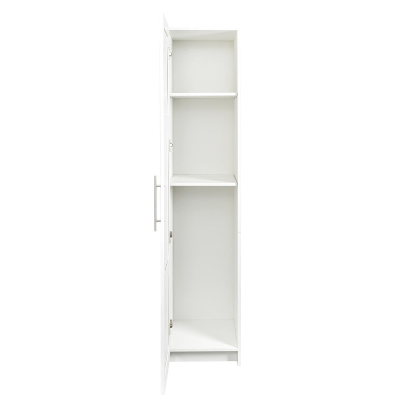 Rangement blanc empilable, H 71,33 po - Organisez votre espace de vie P 15,94 po x l Cloisons et tablettes mobiles idéales pour les besoins de rangement facile d'entretien