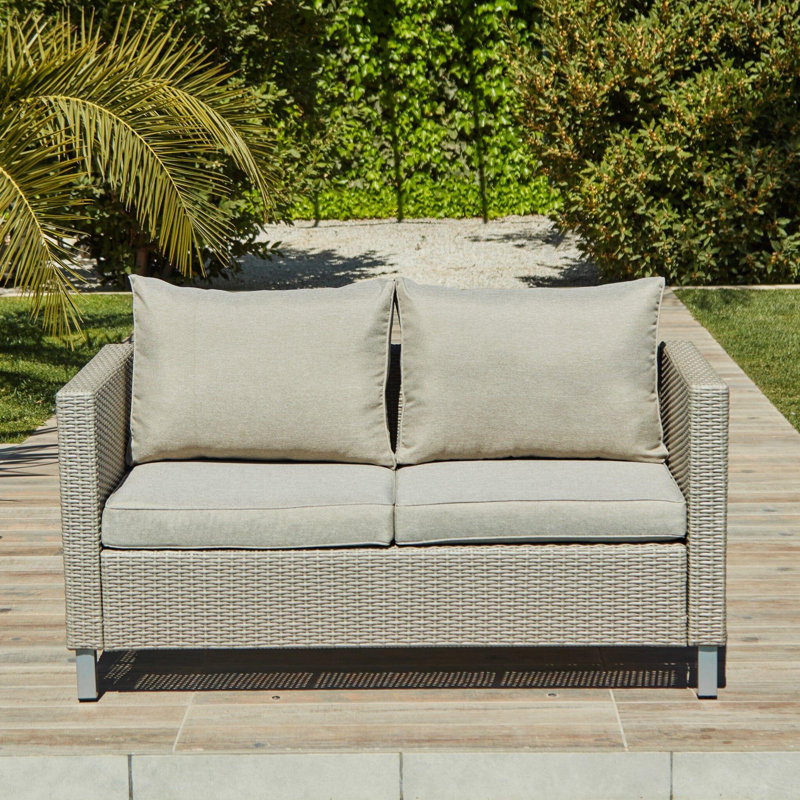 140cm Wide Straight Patio Sofa