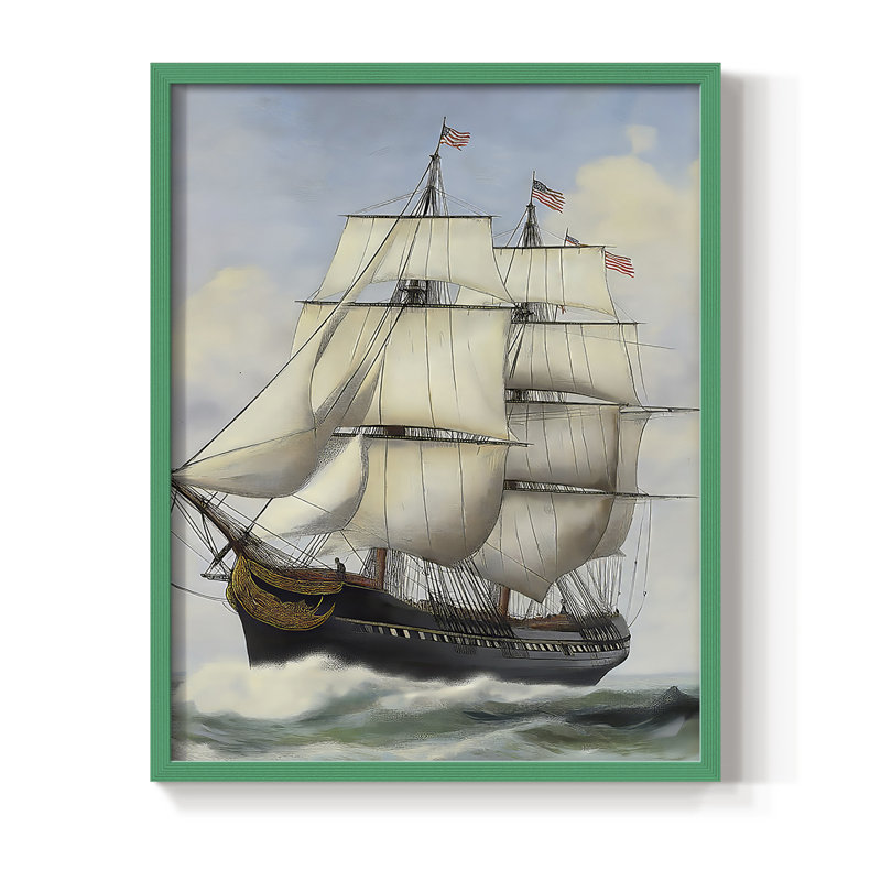 «NAUTICAL Series Lxx», H 21 po x l 17 po, Vert