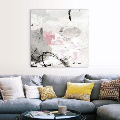 Gray Pink I - Painting on Canvas