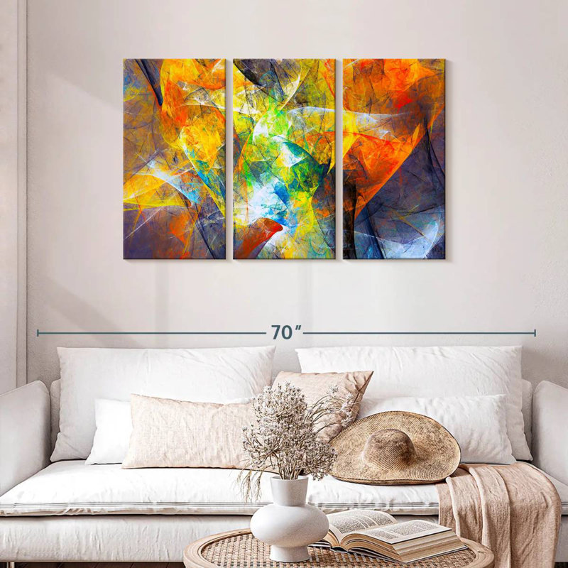 Avery Eccentric Motion Abstract, 28" H x 45" W