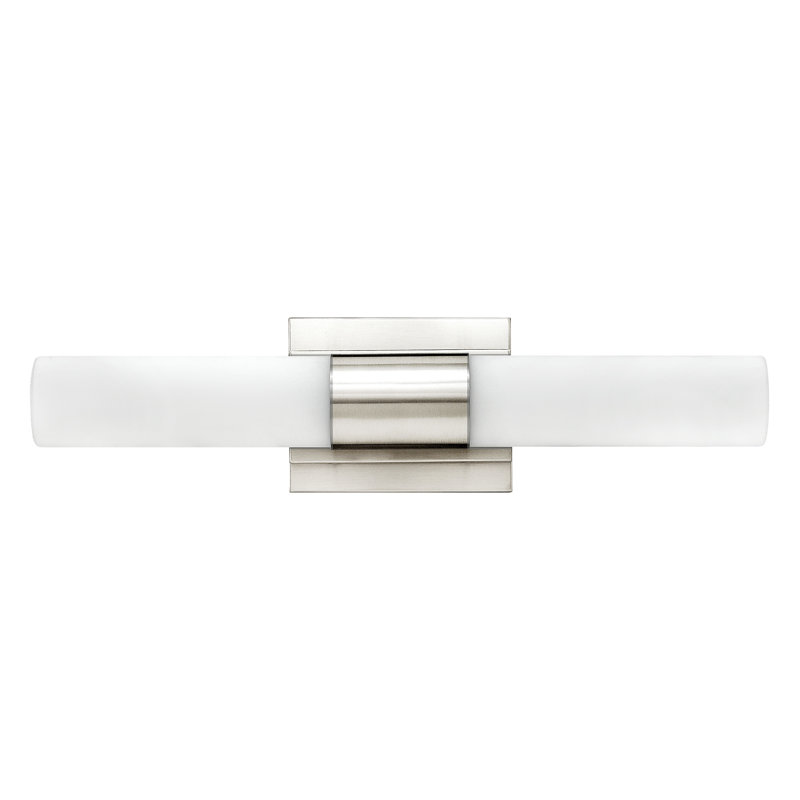 Applique murale pour salle de bain 1 lumière Portia, Nickel poli