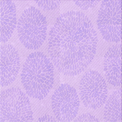 Tapis floral en laine mauve