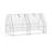 Outsunny 6' X 3' X 3' Portable Mini Greenhouse Outdoor Garden With Large Zipper Doors And Water/UV PE Cover, White-113717636