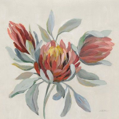 «Field Bloom I» par Silvia Vassileva - peinture sur toile tendue