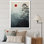 «Japon Art Serene Zen Minimalisme III», reproduction sur toile florale