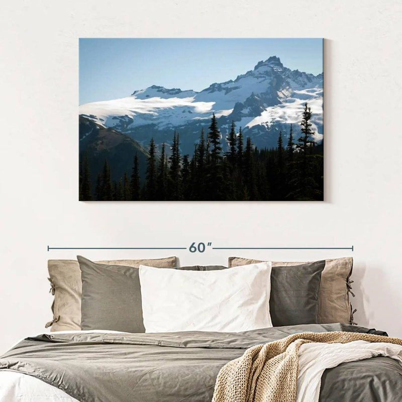 Sommet du Mont Rainier à Alvord, H 32 po x l 48 po