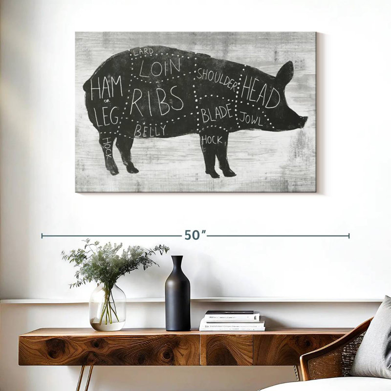 Senne Farmhouse Butcher I, 26" H x 39" W