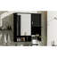 Armoire à pharmacie de salle de bain murale 29 po x 28 po, tablette réglable, miroir en verre Hd, hauteur de la tablette de miroir moderne Space Saver, matériaux, économie, noir-201457212