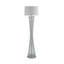 Veilleuse à DEL, luxueuse lampe sur pied à finition argentée 1pc