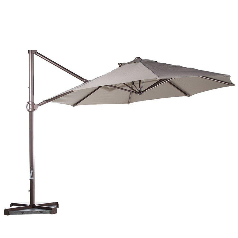 Auvent de remplacement pour porte-parapluies 10 pi | Bar à 8 nervures en taupe classique