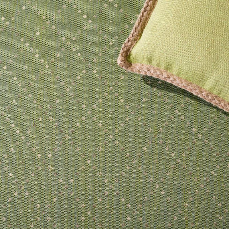 Bordeaux Oriental Green Indoor / Outdoor Area Indoor/Outdoor Area Rug, Rectangle 2' x 3'7"