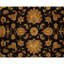 Tapis rectangulaire en laine noué à la main