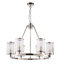 Ravens 6 - Light Waggon Wheel Chandelier