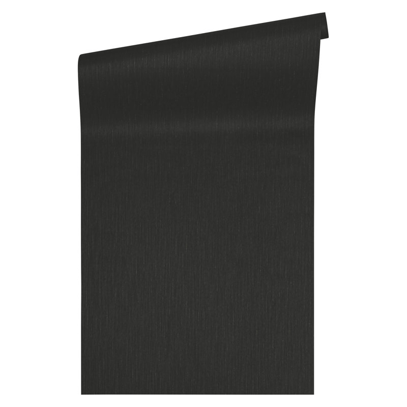 10.05m x 70cm Wallpaper Roll, Metallic/Black