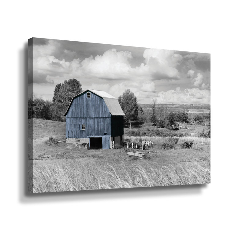" Blue Barn I " on Canvas