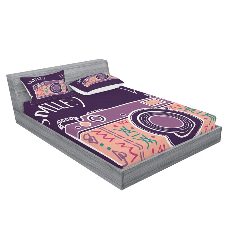 Microfiber Sheet Set, Full Sheet Set with Fitted Sheet
